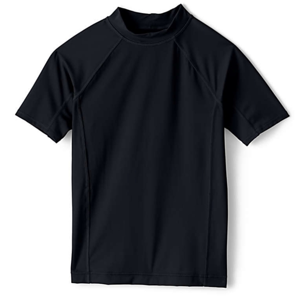 Lands' End Little Boys SS UPF 50 Sun Protection Rash Guard-Size S(4) (NEW)